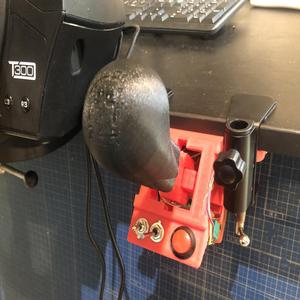Compact H shifter for racing games
