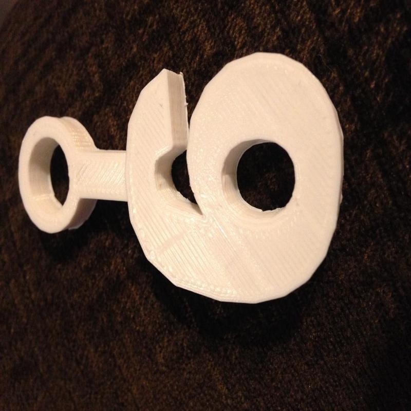 number 6 key chain