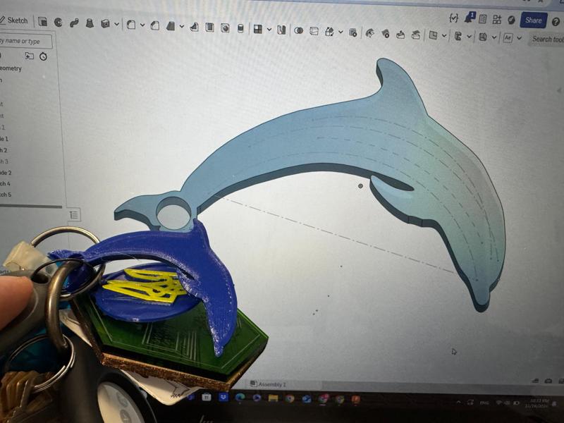 Dolphin Keychain