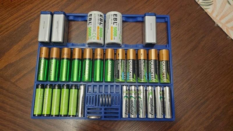 Battery Storage AAA, AA, C, 9V, CR1220, CR1620, CR2032, LR44