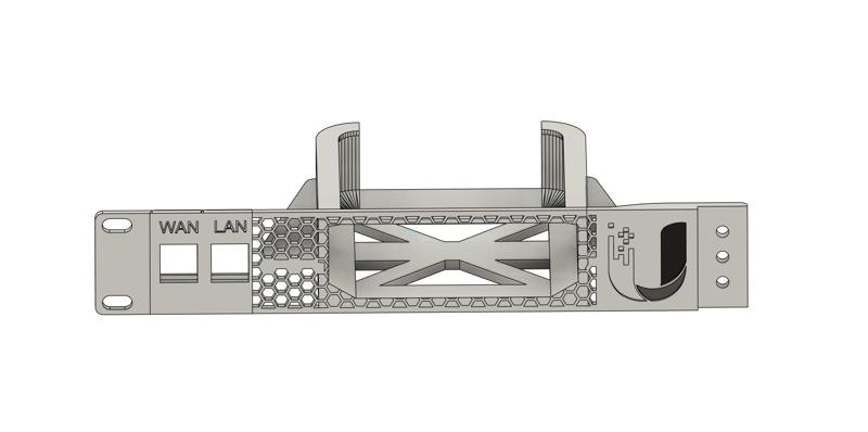 UniFi Gateway Lite 19" Rack Mount with Two Keystone-Jacks