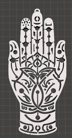 Hand of Fatima / Hamsa symbol