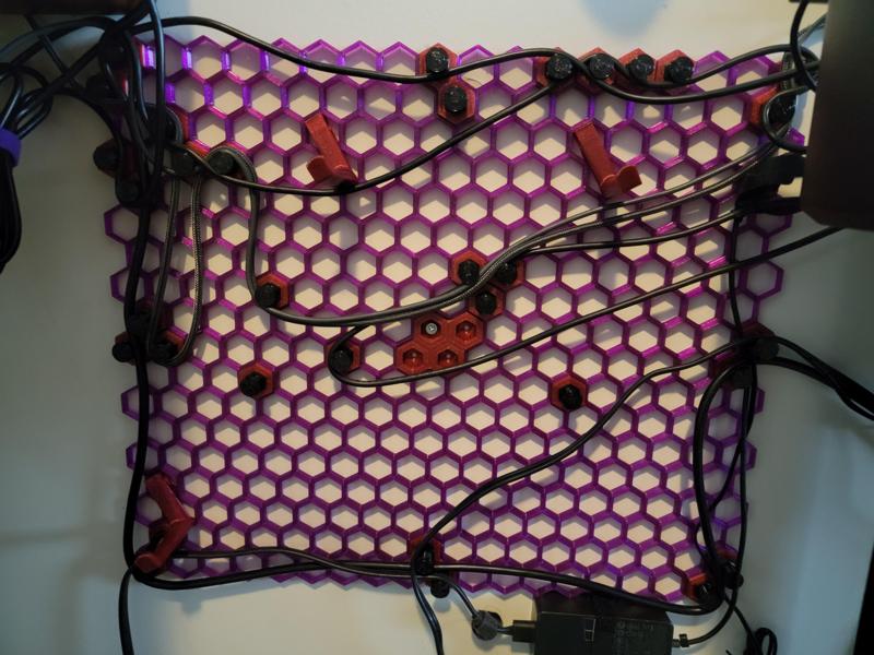 HSW Cable Organizer Peg Board Style