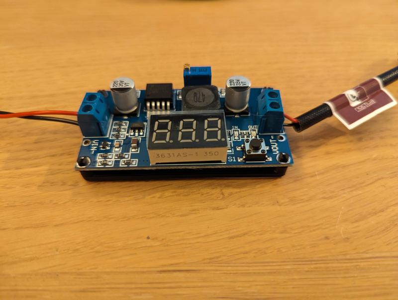 Base/Holder for Purecrea LM2596 DC-DC Step-Down Converter