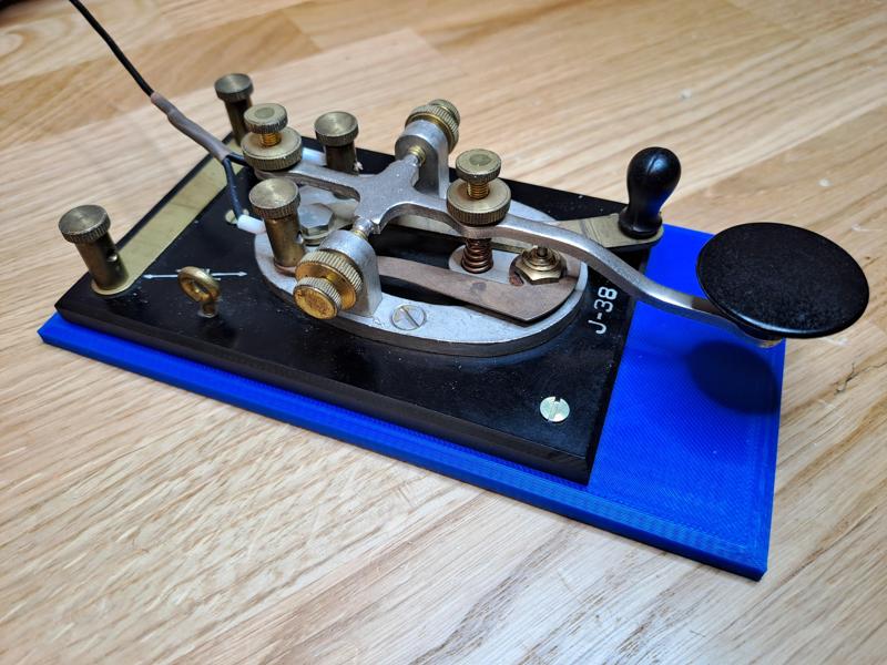 J-38 CW Morse key stand