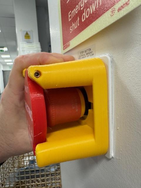 Emergency stop guard