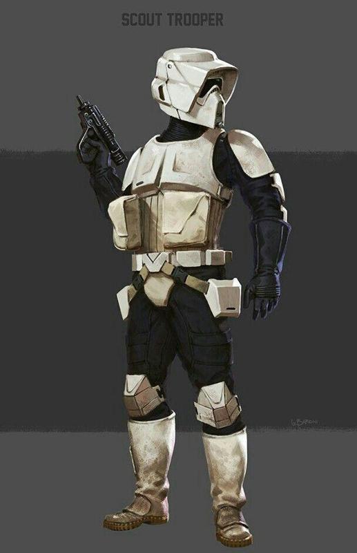 Star Wars Scout Trooper Full Armor WITH HELMET 3D STL