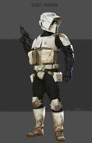 Star Wars Scout Trooper Full Armor WITH HELMET 3D STL