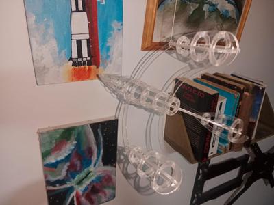 laser cutting rocket