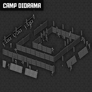 Samurai Camp Diorama
