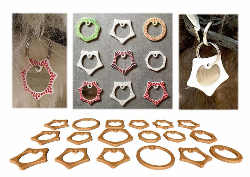 Pet ID Tag Disc Rims  /°ᴥ°\  FreeCAD Parametric