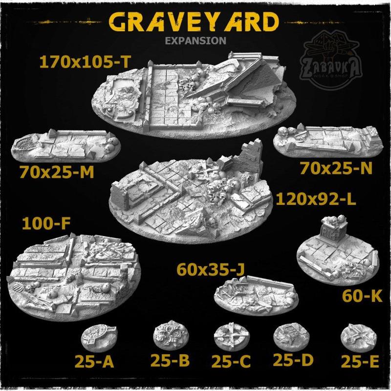 Graveyard 2 Base Toppers