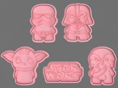 STAR WARS CUTTER FOR COOKIE AND FONDANT