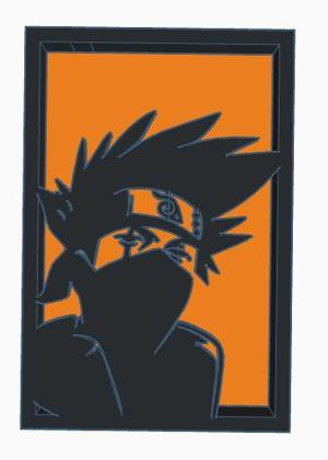 Silhouette Painting - Kakashi