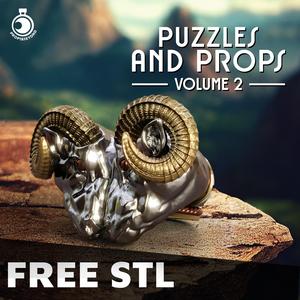 Ring of the Ram - Puzzles and Props Volume 2 FREE STL