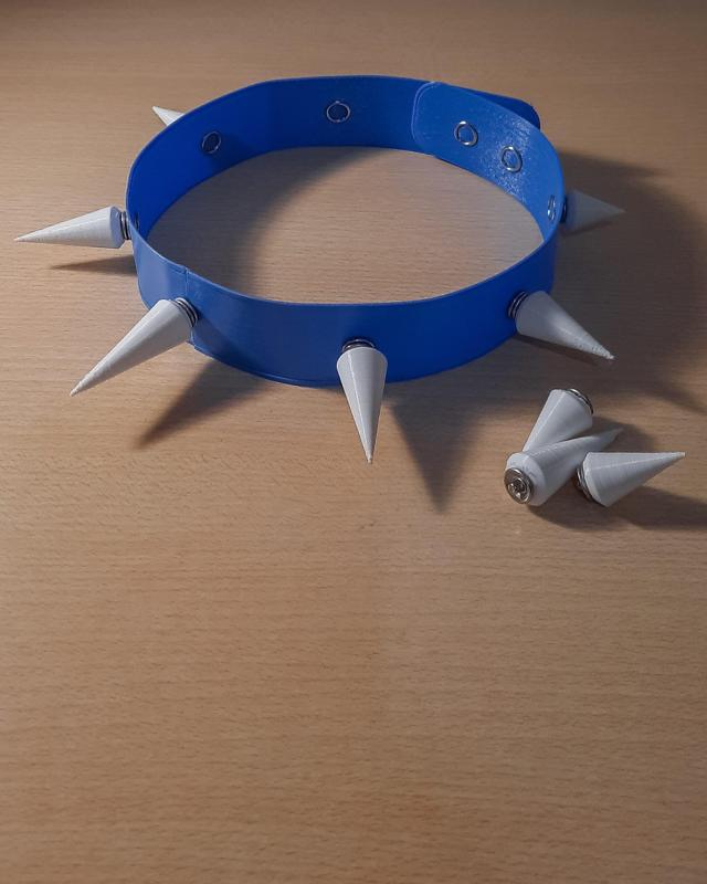 Sipikes Collar with Interchangeable Spikes