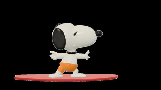 Snoopy Surfing