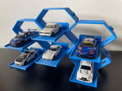 Toy car display shell