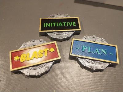 Star Wars Unlimited - Twin Suns counters (initiative, plan, blast)