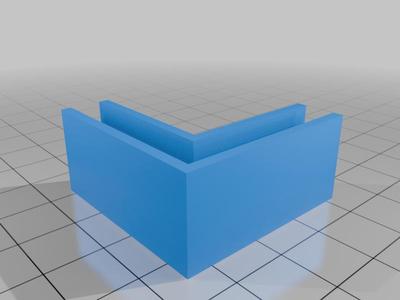 Corner Piece for glass or acrilic.