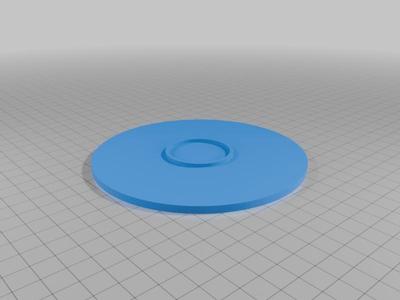 Top plate for the rotary table