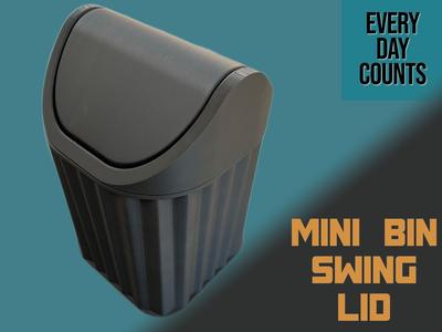 Swing lid for trash can - fits on A1 Mini