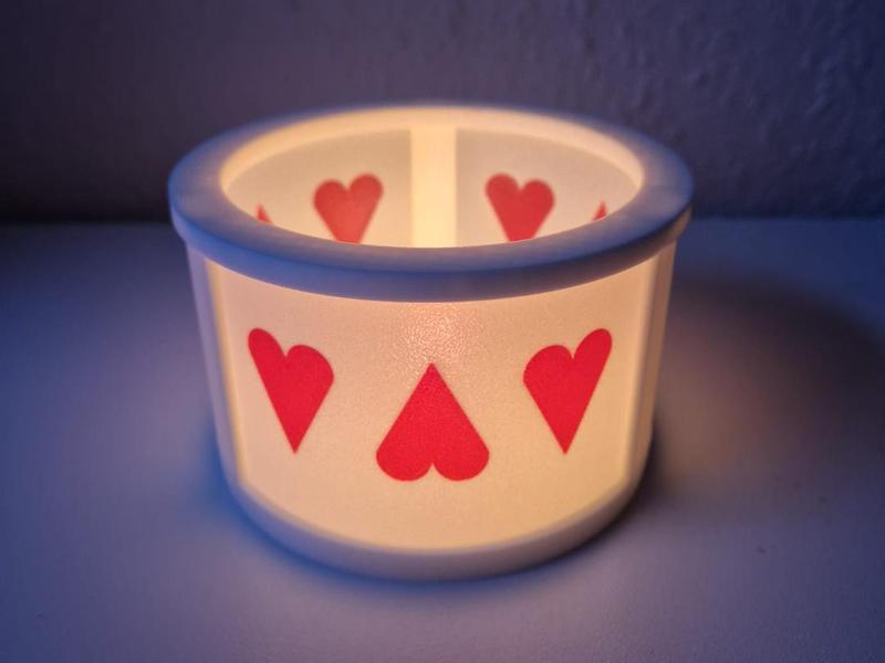 Tea Light Hearts