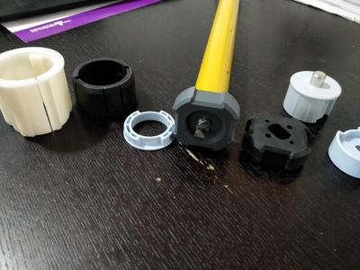 Tubular Motor Crown Drive and spacer 50mm Sunboss tube