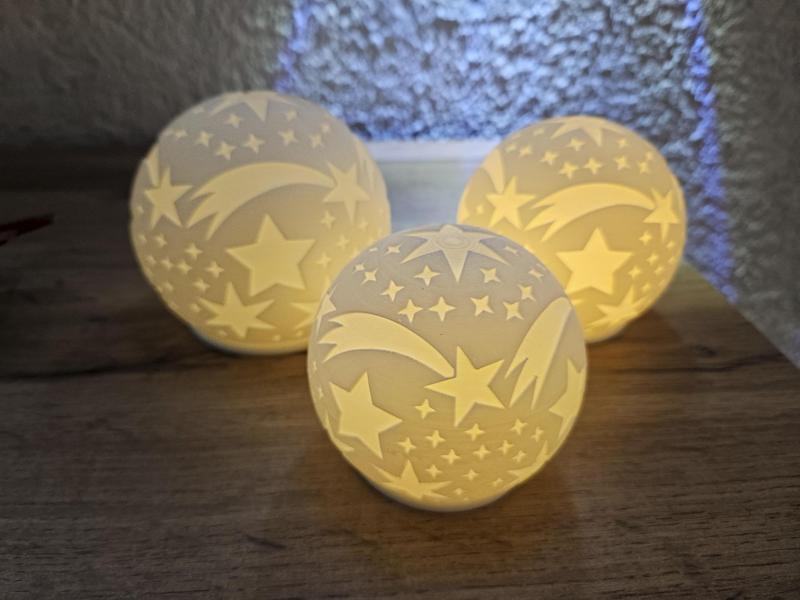 tea light Set Christmas ball
