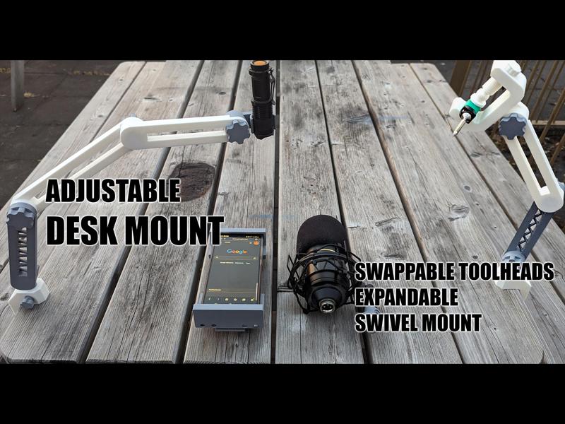 Multifunctional Adjustable Desk Mount