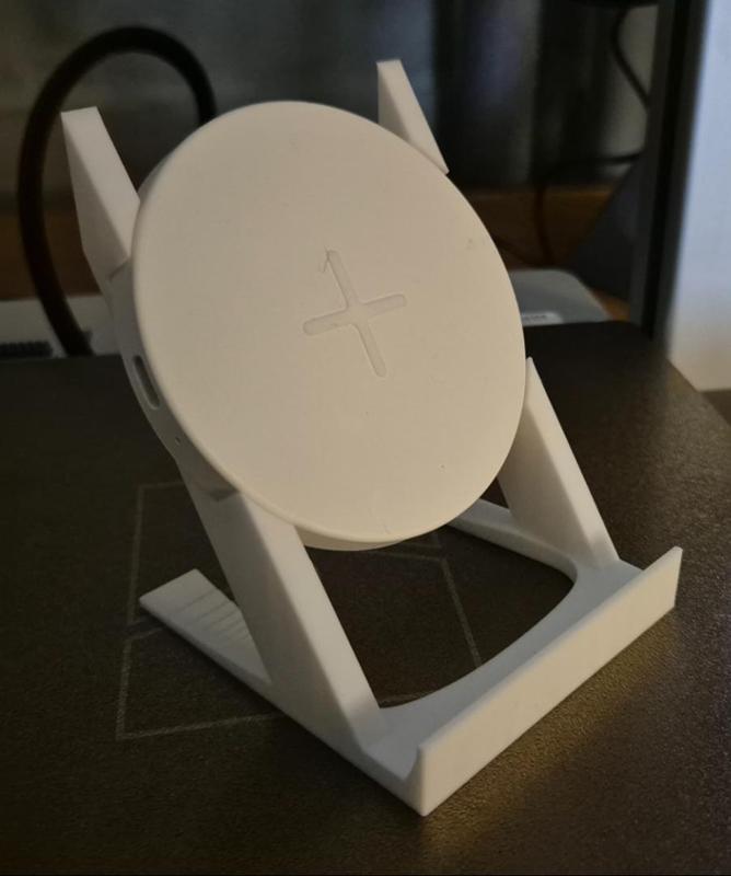 Minimalist Phone Stand with Wireless Charge (IKEA)
