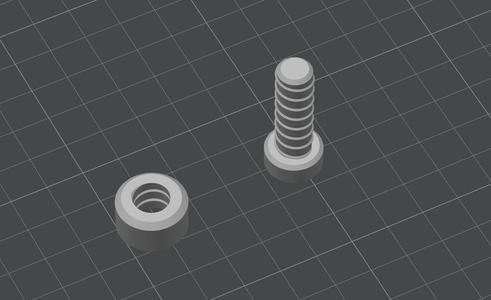 Nut & Bolt 0.6mm Tolerance Test