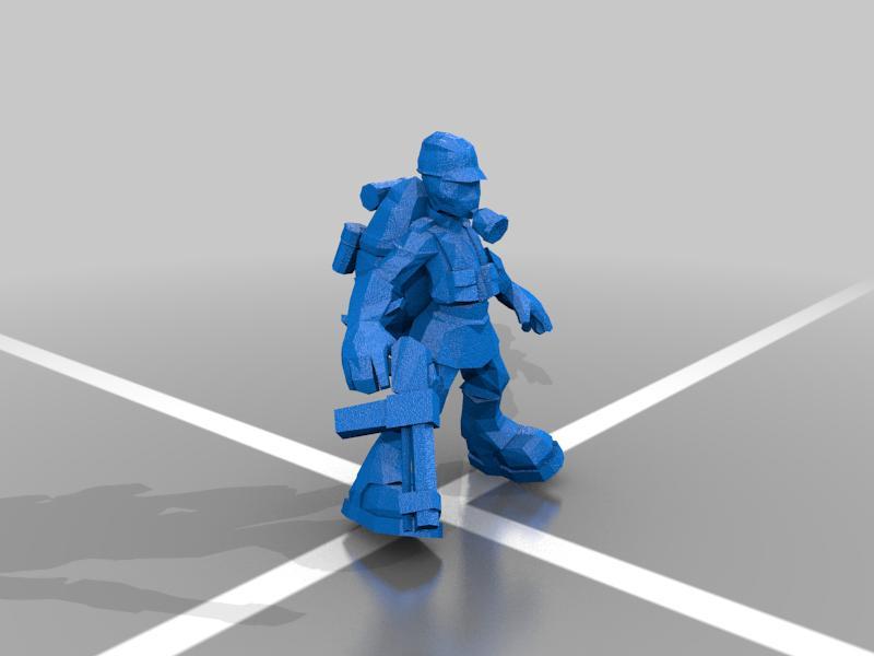 Xylvanian Grunt Rigged Poseable - Battalion Wars