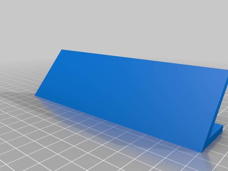 Blank Desk Name Plate