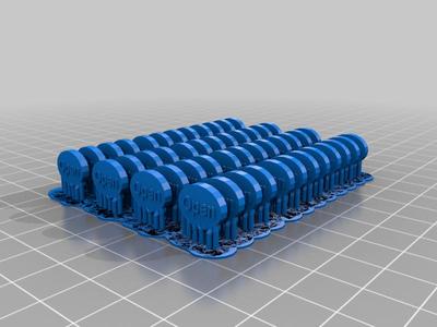 Achtung Panzer open closed top token