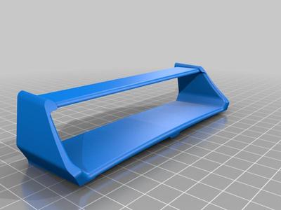 Mitsubishi Lancer evo rear wing Spoiler 1/10 scale for rc