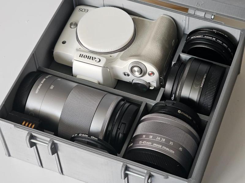 Travel Organizer case box for camera Canon EOS M50