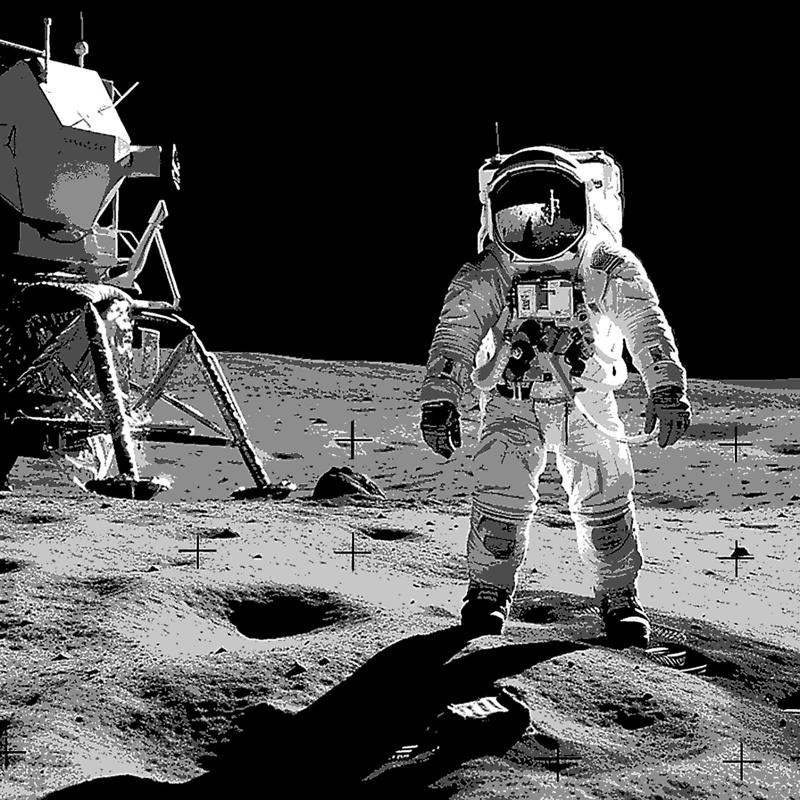 Man on the Moon - Hueforge