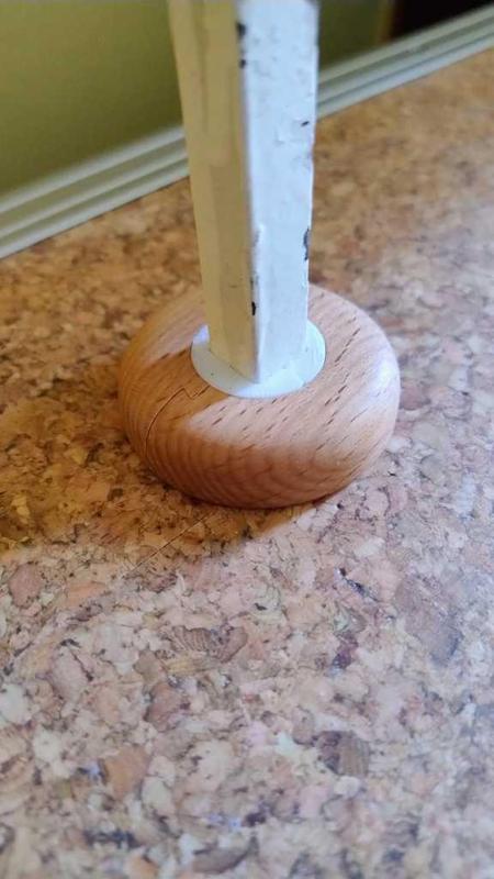 Geländer Adapter für Rohrabdeckung - Rohr Rosette - Fußboden - Laminat - Kork