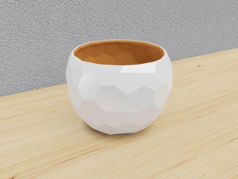 Pot #0 - Low poly