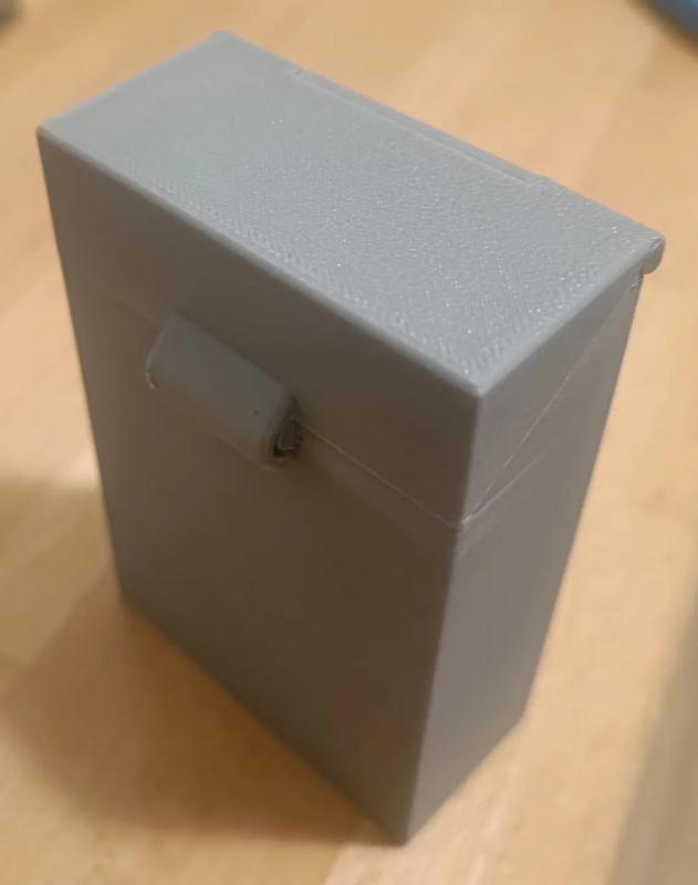 Cigarette Box, No supports needed