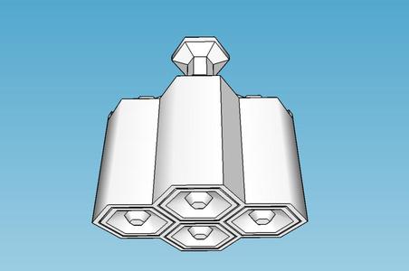 Hex Soil Block Press, Small