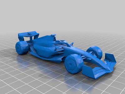 Ferrari F1-75 Low Poly