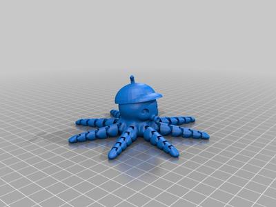 octopus with hat