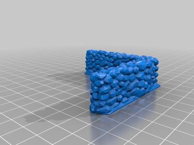 Stone wall corner-longer version