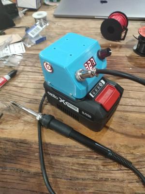 Ozito PXC 20V 72W Soldering Iron Station