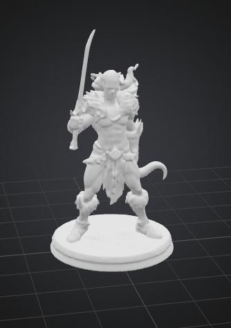 A video game character holding a pirate sword