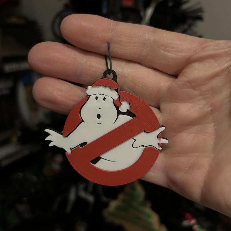 Ghostbusters Christmas Keychain