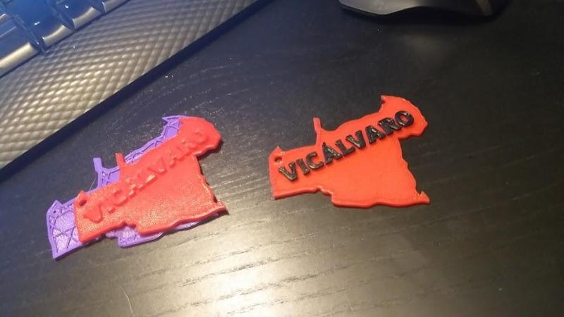 Keychain from Vicálvaro. The best people in Madrid are in this neighborhood.