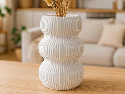 curved vase